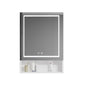 Mueble Botiquín para Baño con Espejo LED Blanco (48x80x14cm)