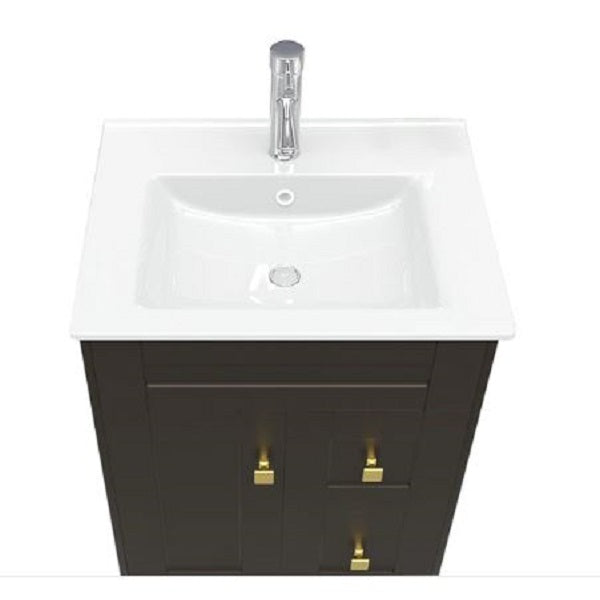 Kit Mueble + Vanitorio Super Muebles SMN60SK Café P (60x47x80cm)