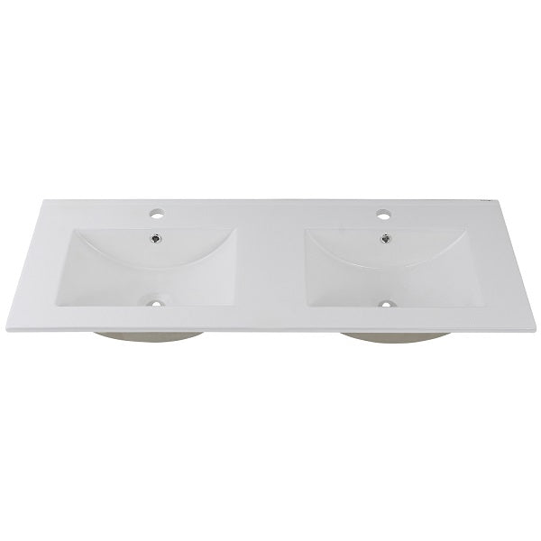 Cubierta de Loza Doble Supermuebles SMP-120-D / 120x47x20cm