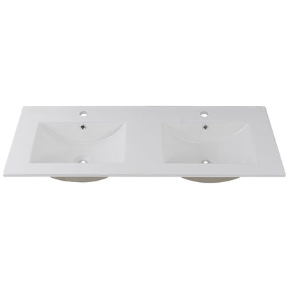Cubierta de Loza Doble Supermuebles SMP-120-D / 120x47x20cm