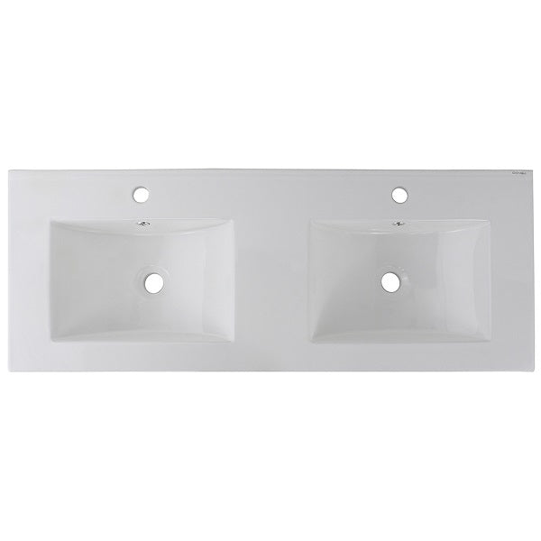 Cubierta de Loza Doble Supermuebles SMP-120-D / 120x47x20cm
