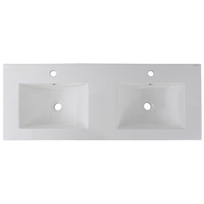 Cubierta de Loza Doble Supermuebles SMP-120-D / 120x47x20cm