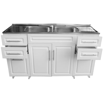 Kit Mueble Lavaplatos Super Muebles SMP150 150x90x50cm