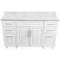 Mueble de Cocina Blanco con Postformado Blanco 150cm