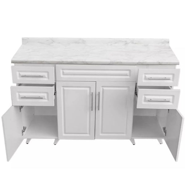 Mueble de Cocina Blanco con Postformado Blanco 150cm