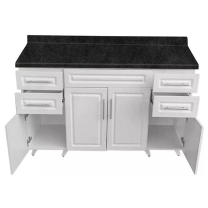 Mueble de Cocina Blanco con Postformado Negro150cm