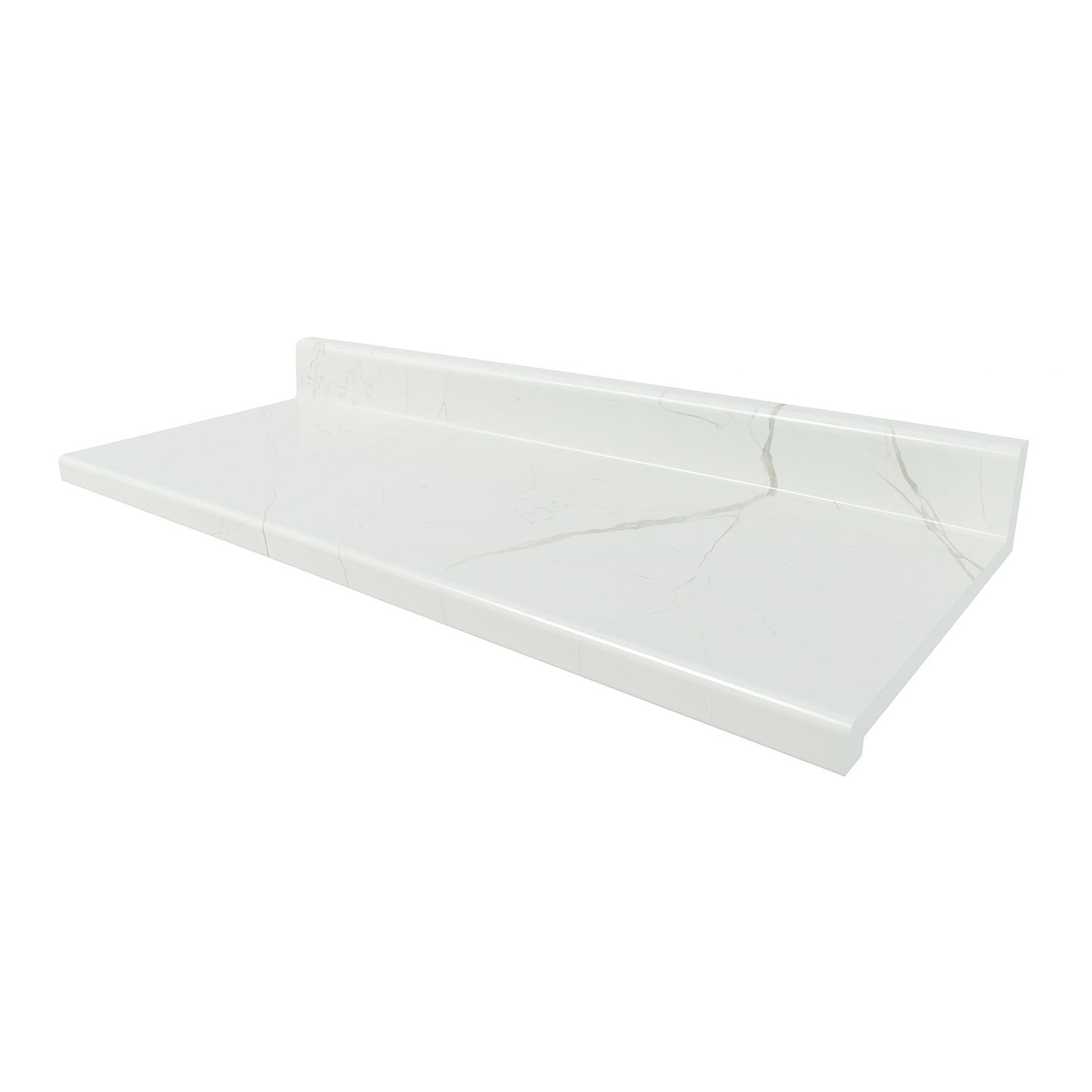 Cubierta Postformada Blanco Mármol 100x51 cm