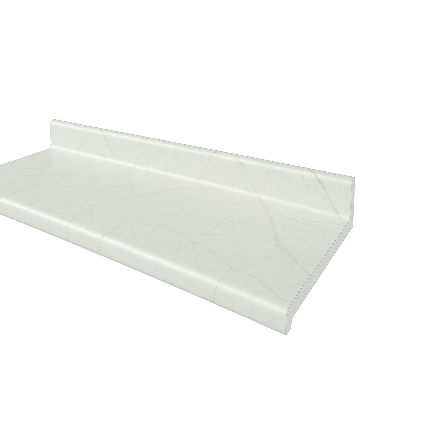 Cubierta Postformada Blanco Mármol 100x51 cm