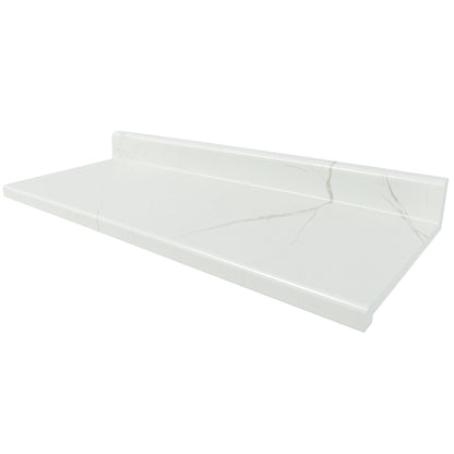 Cubierta Postformada Blanco Mármol 150x51 cm