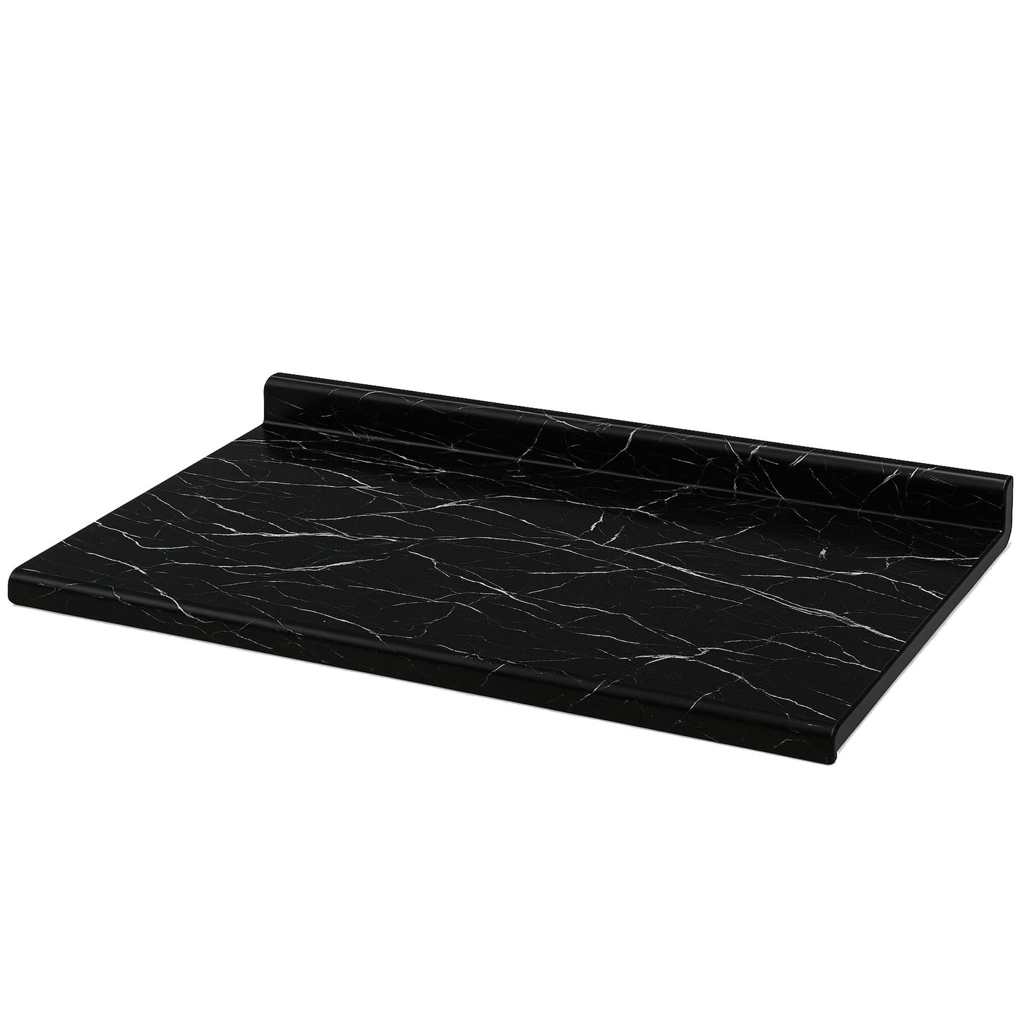 Cubierta Postformada Negro Mármol 150x51 cm