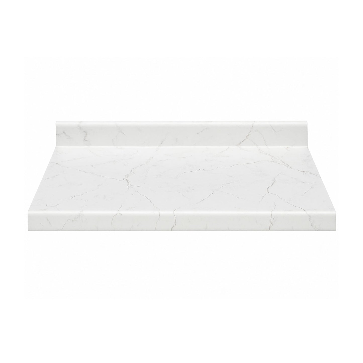 Cubierta Postformada Blanco Mármol 80x51 cm