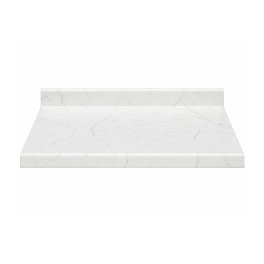 Cubierta Postformada Blanco Mármol 80x51 cm