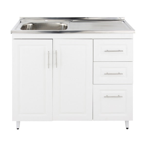 Kit Mueble Lavaplatos Super Muebles SMPD100 100x90x50cm