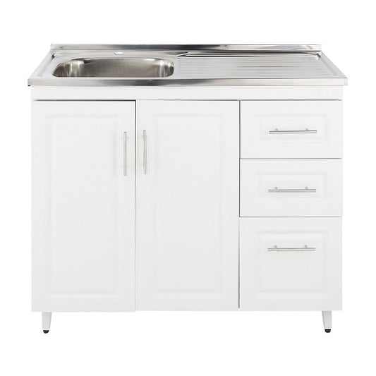 Kit Mueble Lavaplatos Super Muebles SMPD100 100x90x50cm