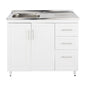 Kit Mueble Lavaplatos Super Muebles SMPD100 100x90x50cm