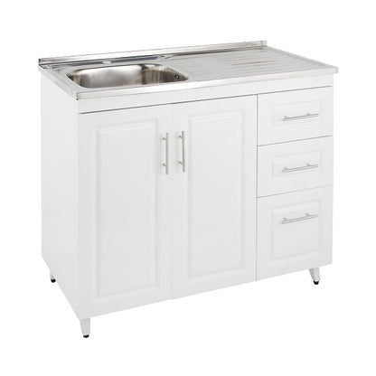 Kit Mueble Lavaplatos Super Muebles SMPD100 100x90x50cm