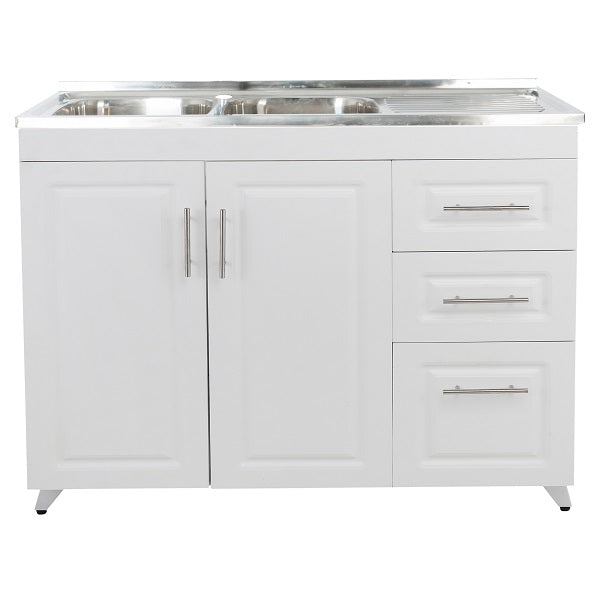 Kit Mueble Lavaplatos Super Muebles SMPD120 120x90x50cm