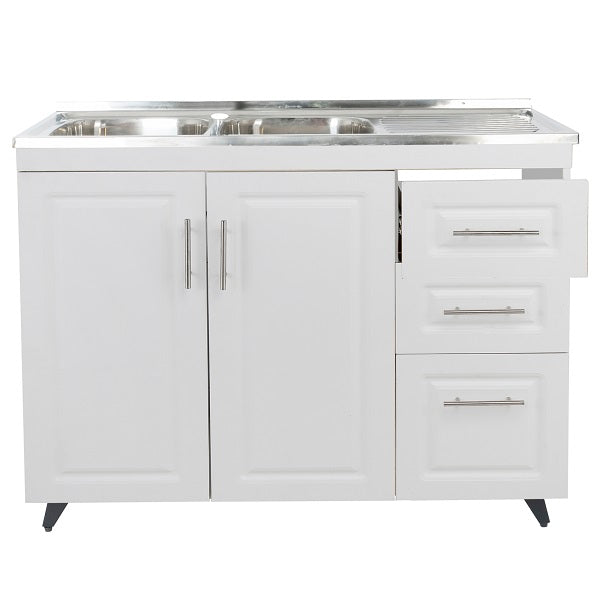 Kit Mueble Lavaplatos Super Muebles SMPD120 120x90x50cm