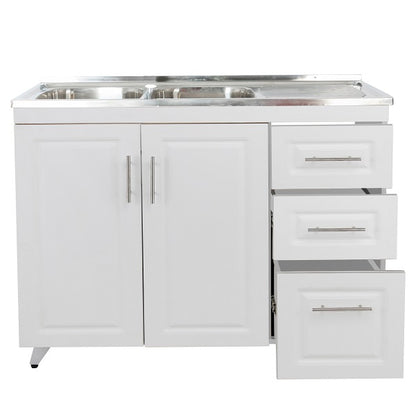 Kit Mueble Lavaplatos Super Muebles SMPD120 120x90x50cm