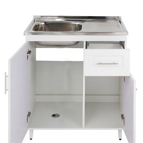 Kit Mueble Lavaplatos Super Muebles SMPD80 80x90x50cm