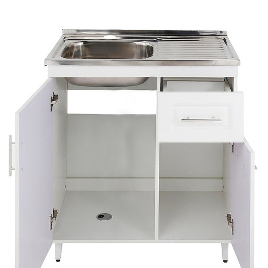 Kit Mueble Lavaplatos Super Muebles SMPD80 80x90x50cm