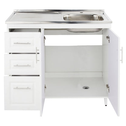 Kit Mueble Lavaplatos Super Muebles SMPI100 100x90x50cm