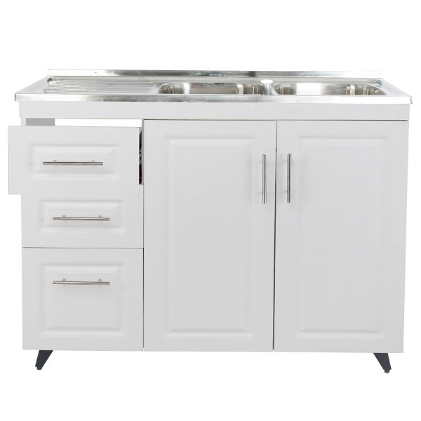 Kit Mueble Lavaplatos Super Muebles SMPI120 120x90x50cm