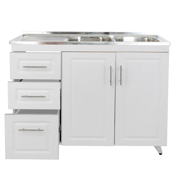 Kit Mueble Lavaplatos Super Muebles SMPI120 120x90x50cm