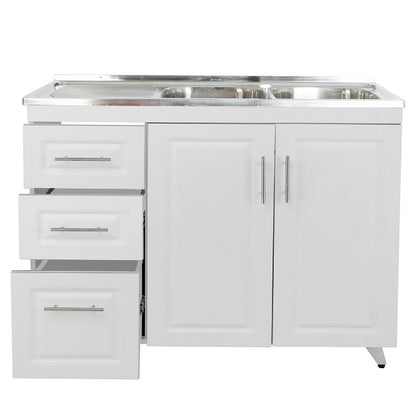 Kit Mueble Lavaplatos Super Muebles SMPI120 120x90x50cm