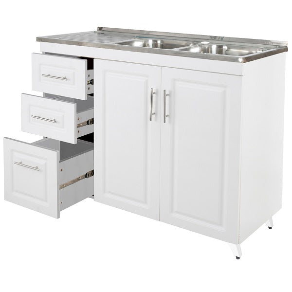 Kit Mueble Lavaplatos Super Muebles SMPI120 120x90x50cm