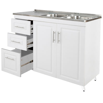 Kit Mueble Lavaplatos Super Muebles SMPI120 120x90x50cm