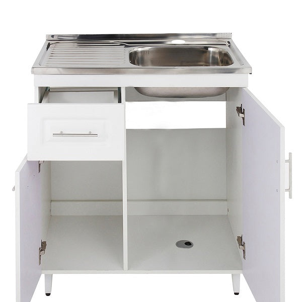 Kit Mueble Lavaplatos Super Muebles SMPI80 80x90x50cm