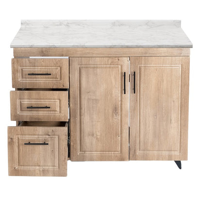 Mueble de Cocina Wood Izquierdo con Postformado Blanco 100cm