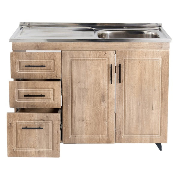 Kit Mueble Lavaplatos Super Muebles SMPWI100 100x90x50cm