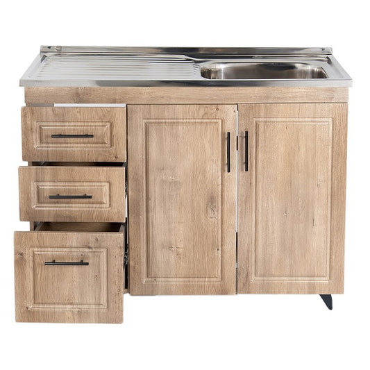 Kit Mueble Lavaplatos Super Muebles SMPWI100 100x90x50cm