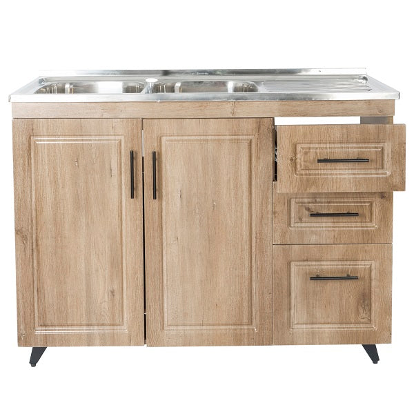 Kit Mueble Lavaplatos Super Muebles SMPWD120 120x90x50cm