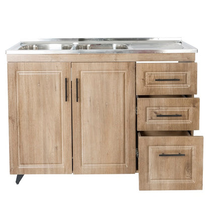 Kit Mueble Lavaplatos Super Muebles SMPWD120 120x90x50cm