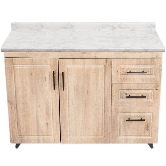 Mueble de Cocina Wood Derecho con Postformado Blanco 120cm