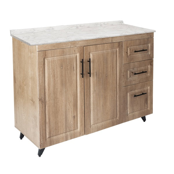 Mueble de Cocina Wood Derecho con Postformado Blanco 120cm