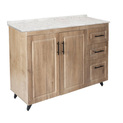 Mueble de Cocina Wood Derecho con Postformado Blanco 120cm