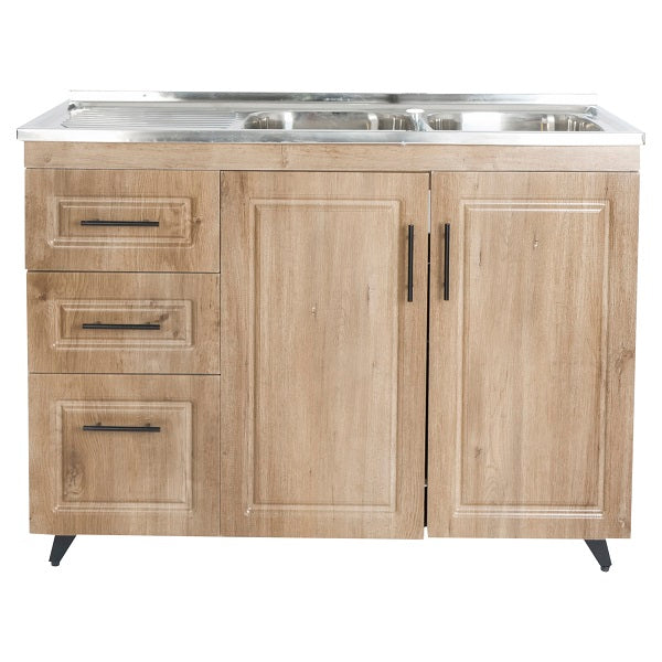 Kit Mueble Lavaplatos Super Muebles SMPWI120 120x90x50cm