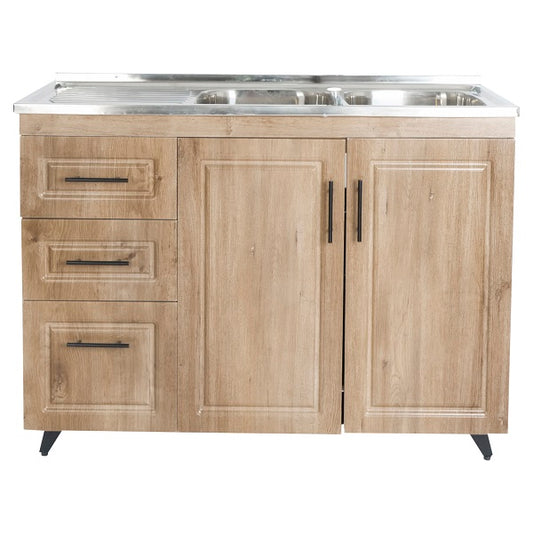 Kit Mueble Lavaplatos Super Muebles SMPWI120 120x90x50cm