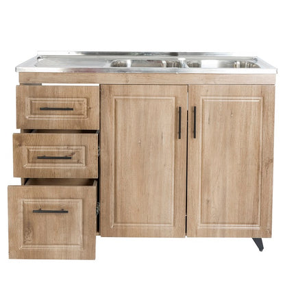 Kit Mueble Lavaplatos Super Muebles SMPWI120 120x90x50cm