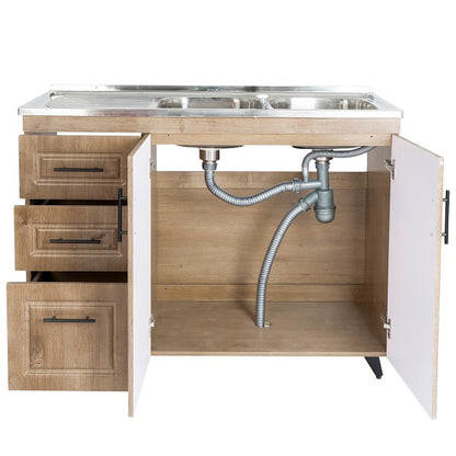 Kit Mueble Lavaplatos Super Muebles SMPWI120 120x90x50cm