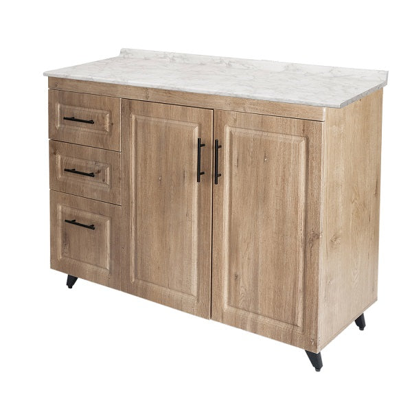 Mueble de Cocina Wood Izquierdo con Postformado Blanco 120cm