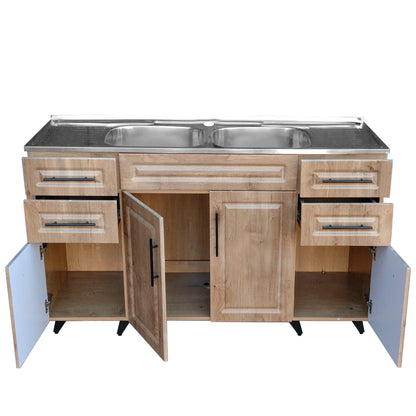 Kit Mueble Lavaplatos Super Muebles SMP150WID 150x90x50cm