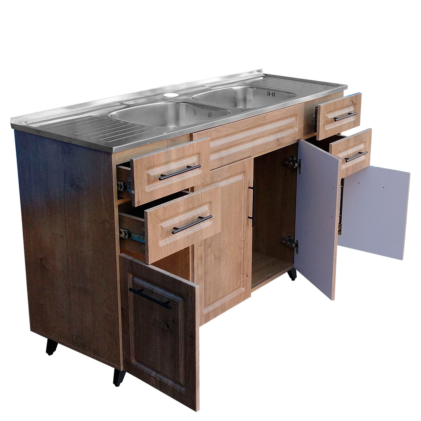 Kit Mueble Lavaplatos Super Muebles SMP150WID 150x90x50cm