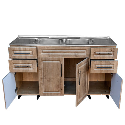 Kit Mueble Lavaplatos Super Muebles SMP150WID 150x90x50cm