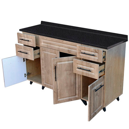 Mueble de Cocina Wood con Postformado Negro150cm