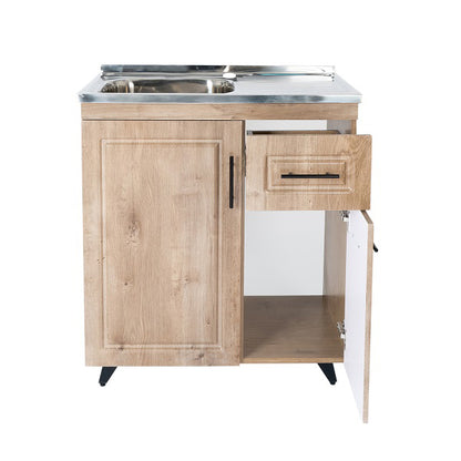 Kit Mueble Lavaplatos Super Muebles SMPWD80 80x90x50cm